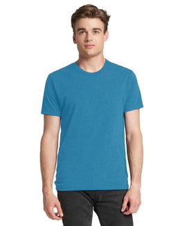 Next Level Mens Triblend Crew Tee 6010 | Vintage Turq - Front