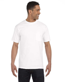 Comfort Colors Garment-Dyed Pocket T-Shirt 6030CC | White - Front