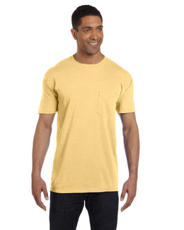 Comfort Colors Garment-Dyed Pocket T-Shirt 6030CC | Butter - Front