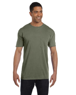 Comfort Colors Garment-Dyed Pocket T-Shirt 6030CC | Sage - Front