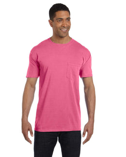 Comfort Colors Garment-Dyed Pocket T-Shirt 6030CC | Crunchberry - Front