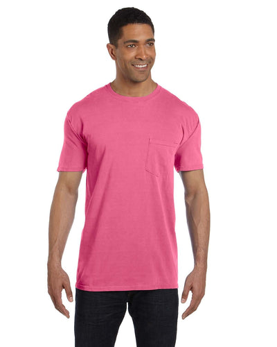 Comfort Colors Garment-Dyed Pocket T-Shirt 6030CC | Crunchberry - Front