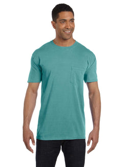 Comfort Colors Garment-Dyed Pocket T-Shirt 6030CC | Seafoam - Front
