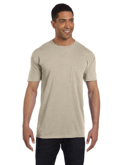 Comfort Colors Garment-Dyed Pocket T-Shirt 6030CC | Sandstone - Front