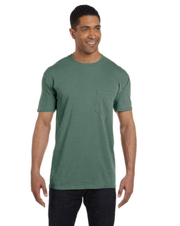 Comfort Colors Garment-Dyed Pocket T-Shirt 6030CC | Moss - Front