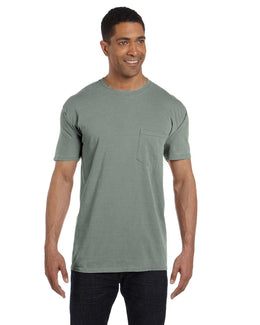 Comfort Colors Garment-Dyed Pocket T-Shirt 6030CC | Bay - Front