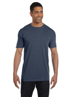 Comfort Colors Garment-Dyed Pocket T-Shirt 6030CC | Denim - Front