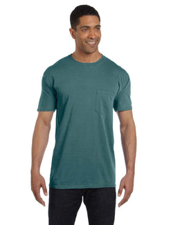 Comfort Colors Garment-Dyed Pocket T-Shirt 6030CC | Emerald - Front