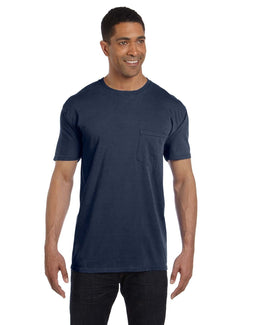 Comfort Colors Garment-Dyed Pocket T-Shirt 6030CC | True Navy - Front
