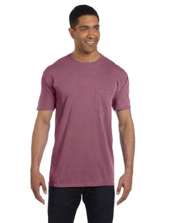 Comfort Colors Garment-Dyed Pocket T-Shirt 6030CC | Berry - Front
