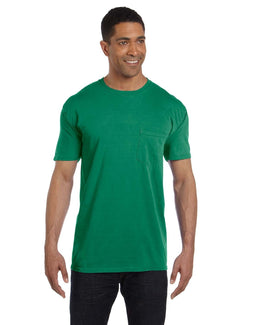 Comfort Colors Garment-Dyed Pocket T-Shirt 6030CC | Grass - Front