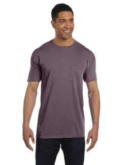 Comfort Colors Garment-Dyed Pocket T-Shirt 6030CC | Wine - Front