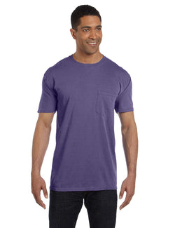 Comfort Colors Garment-Dyed Pocket T-Shirt 6030CC | Grape - Front