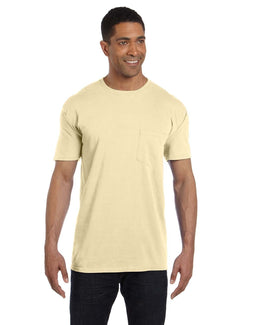 Comfort Colors Garment-Dyed Pocket T-Shirt 6030CC | Banana - Front
