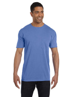 Comfort Colors Garment-Dyed Pocket T-Shirt 6030CC | Mystic Blue - Front