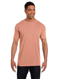 Comfort Colors Garment-Dyed Pocket T-Shirt 6030CC | Terracota - Front