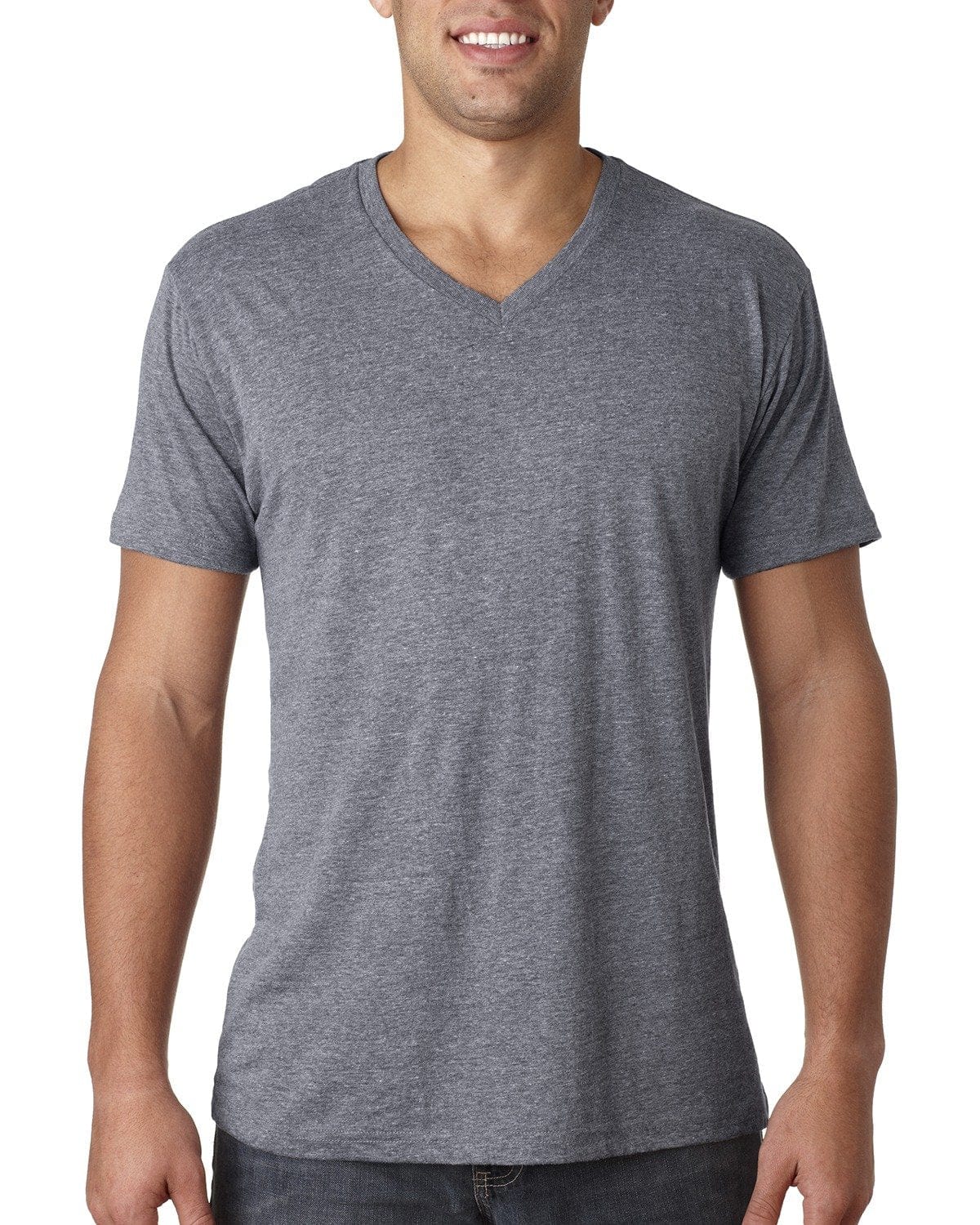 Next Level Mens Triblend V-Neck Tee – CheapesTees