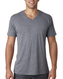 Next Level Mens Triblend V-Neck Tee 6040 | Premium Heather - Front