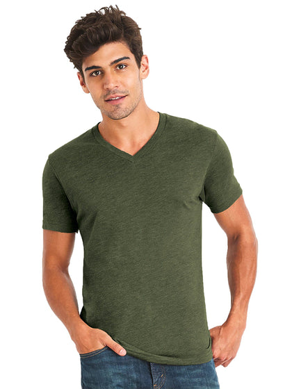 Next Level Mens Triblend V-Neck Tee – CheapesTees