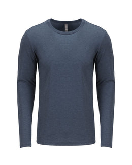 Next Level Triblend Long Sleeve Tee 6071 | Indigo - Front