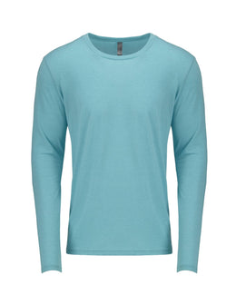 Next Level Triblend Long Sleeve Tee 6071 | Tahiti Blue - Front