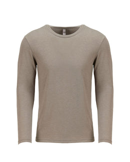 Next Level Triblend Long Sleeve Tee 6071 | Venetian Gray - Front