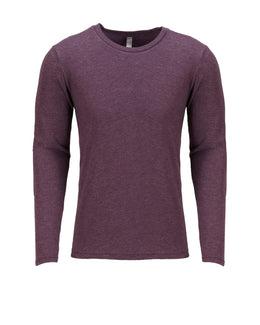 Next Level Triblend Long Sleeve Tee 6071 | Vintage Purple - Front