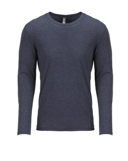 Next Level Triblend Long Sleeve Tee 6071 | Vintage Navy - Front