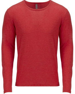 Next Level Triblend Long Sleeve Tee 6071 | Vintage Red - Front