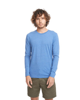 Next Level Triblend Long Sleeve Tee 6071 | Vintage Royal - Front