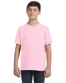 LAT Youth Fine Jersey T-Shirt 6101 | Pink - Front
