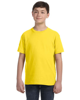 LAT Youth Fine Jersey T-Shirt 6101 | Yellow - Front