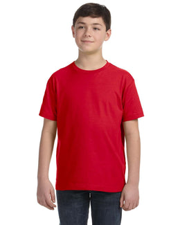 LAT Youth Fine Jersey T-Shirt 6101 | Red - Front