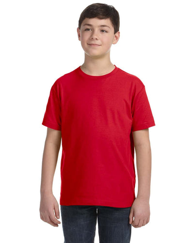 LAT Youth Fine Jersey T-Shirt 6101 | Red - Front