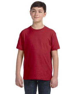 LAT Youth Fine Jersey T-Shirt 6101 | Garnet - Front