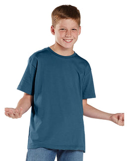 LAT Youth Fine Jersey T-Shirt 6101 | Indigo - Front