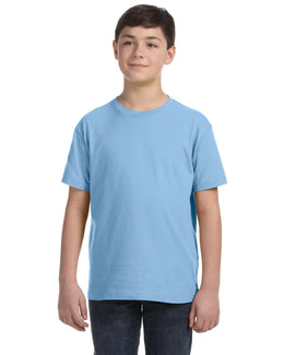 LAT Youth Fine Jersey T-Shirt 6101 | Light Blue - Front