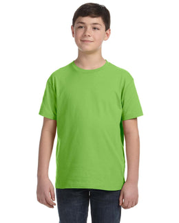 LAT Youth Fine Jersey T-Shirt 6101 | Key Lime - Front