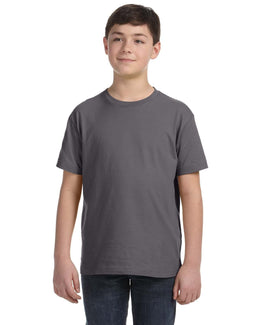 LAT Youth Fine Jersey T-Shirt 6101 | Charcoal - Front