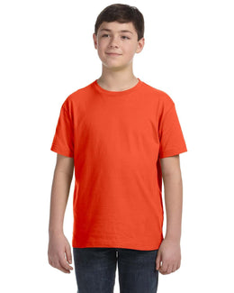 LAT Youth Fine Jersey T-Shirt 6101 | Orange - Front