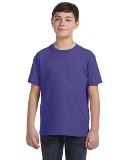 LAT Youth Fine Jersey T-Shirt 6101 | Purple - Front