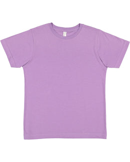 LAT Youth Fine Jersey T-Shirt 6101 | Lavender - Front