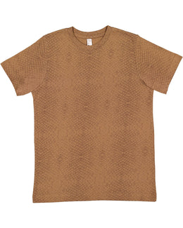 LAT Youth Fine Jersey T-Shirt 6101 | Brown Reptile - Front