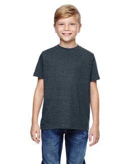 LAT Youth Fine Jersey T-Shirt 6101 | Vintage Navy - Front
