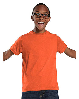 LAT Youth Fine Jersey T-Shirt 6101 | Vintage Orange - Front