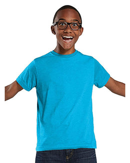 LAT Youth Fine Jersey T-Shirt 6101 | Vint Turquoise - Front