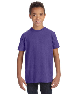 LAT Youth Fine Jersey T-Shirt 6101 | Vintage Purple - Front