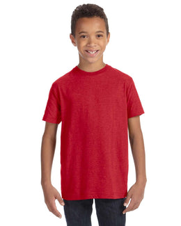 LAT Youth Fine Jersey T-Shirt 6101 | Vintage Red - Front