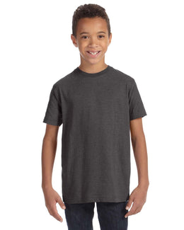 LAT Youth Fine Jersey T-Shirt 6101 | Vintage Smoke - Front