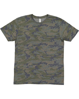 LAT Youth Fine Jersey T-Shirt 6101 | Vintage Camo - Front